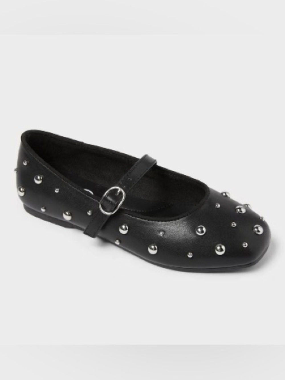 Art Class Girls' Madison Studded Ballet Flats Size 2